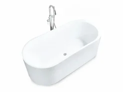 Best Bañera independiente ovalada fibra de vidrio resina acrílica Phuket Multicolor