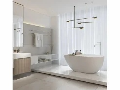 STANO Bañera moderna Solid Surface HELSINKI exenta 150 cm
