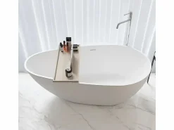 STANO Bañera moderna Solid Surface HELSINKI exenta 150 cm