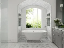Shower & Design Bañera retro exenta con patas - 154 L - 150 x 74 x 61 cm - Acrílico - SPARUS