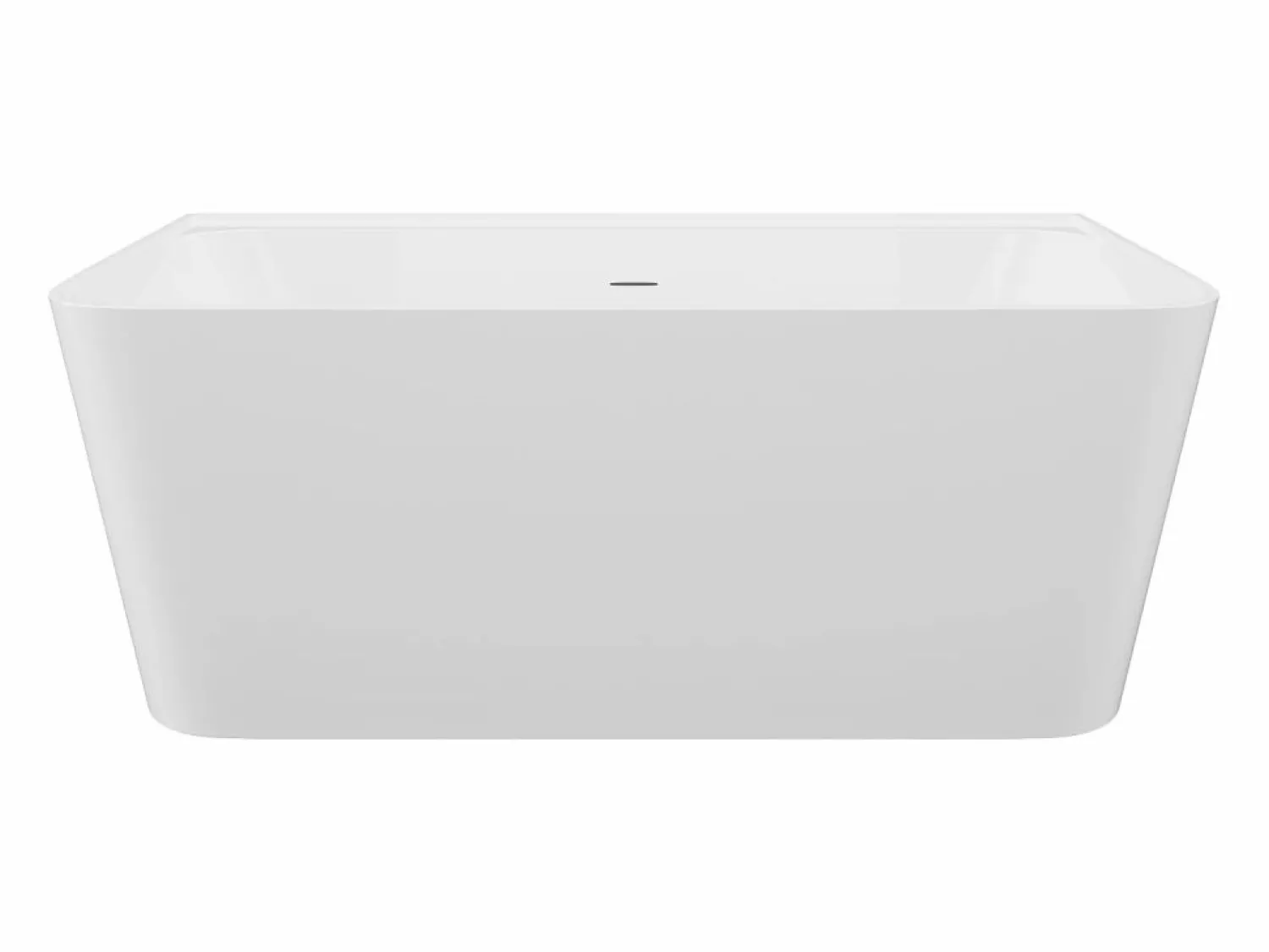 Shower & Design Bañera semi empotrada rectangular - 216L - 150 x 75 x 60 cm - - Acrílico - ATESA