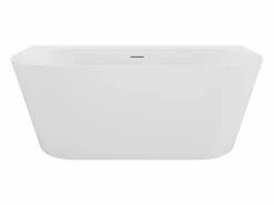 Sale Shower & Design Bañera semi exenta - 230 L - 160 x 75 x 58 cm - mate - Acrílico - AMOBIA Blanco