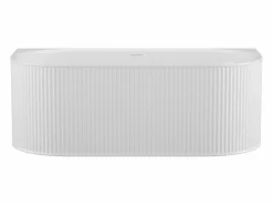 Shower & Design Bañera semicircular - 240L - 170 x 80 x 60 cm - mate - Acrílico - BARBORI