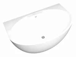 Shower & Design Bañera semi-exenta ovalado - 197 L - 151 x 94 x 60 cm - - Acrílico - PAGRUS