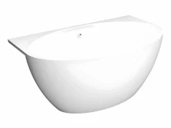 Shower & Design Bañera semi-exenta ovalado - 197 L - 151 x 94 x 60 cm - - Acrílico - PAGRUS