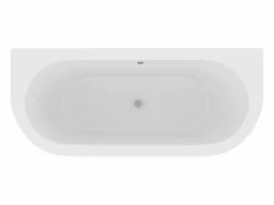 Discount Shower & Design Bañera semi-isla con patas - 190 L - 170 x 74 x 62 cm - Blanca - Acrílico - SPARUS Blanco