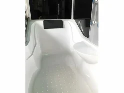 ELITESHOPPING Bañera-ducha hidromasaje 170 x 90 cm cromoterapia - Ocean
