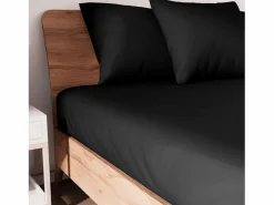 Discount Soleil d'ocre Bajera ajustable de algodón 140x190 cm JERSEY Negro