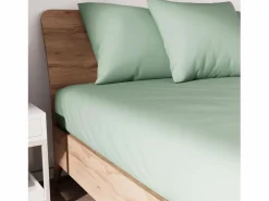 Clearance Soleil d'ocre Bajera ajustable de algodón 90x190 cm JERSEY agua Verde