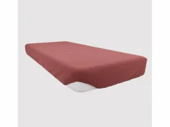 Soleil d'ocre Bajera ajustable de algodón 140x190 cm JERSEY Ladrillo