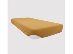 Soleil d'ocre Bajera ajustable de algodón 140x190 cm JERSEY mostaza