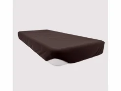 Discount Bajera ajustable de algodón 160x200 cm JERSEY castaño Sábana Bajera