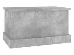 Hot Baúl almacenaje madera contrachapada hormigón 50x30x28 cm Baúl Y Arcón