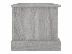vidaxl Baúl almacenaje madera contrachapada sonoma 50x30x28 cm