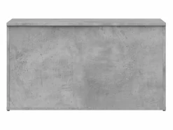 Outlet vidaxl Baúl almacenaje madera contrachapada hormigón 84x42x46 cm Gris