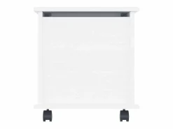vidaxl Baúl almacenaje ruedas ALTA madera maciza 73x39,5x43 cm