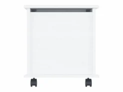 Hot Baúl almacenaje ruedas ALTA madera maciza 73x39,5x44 cm ES313110 Blanco