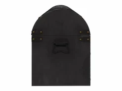 vidaxl Baúl de almacenaje estilo vintage madera maciza 120x30x40 cm Negro