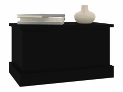 vidaxl Baúl de almacenaje madera contrachapada 50x30x28 cm