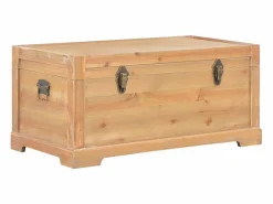 Best vidaxl Baúl de almacenamiento con cojín 80x40x40 cm MDF Color natural claro