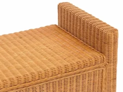 Clearance Baúl de almacenamiento Génova Ratán, color miel Baúl Y Arcón