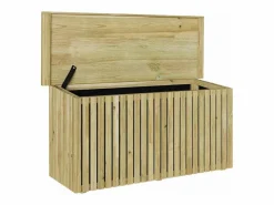 Online Baúl de Almacenamiento 119x44x58,5 cm Madera de Pino Tratado Armario De Jardín