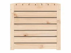 vidaxl Baúl de jardín madera maciza de pino 101x50,5x46,5 cm
