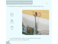 Hot Baúl de juguetes para niños 60x30x50 cm Baúl Y Arcón|Accesorios De Almacenaje