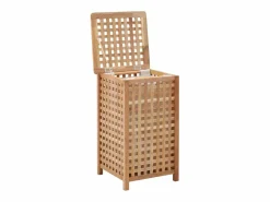 Baúl de ropa 39 x 39 x 65 cm Madera maciza de nogal