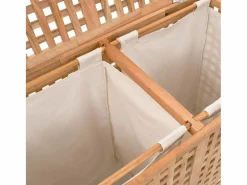 Hot Baúl de ropa 87,5x46x67 cm Madera maciza de nogal Marru00f3n