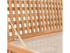 New Baúl de ropa 77,5x37,5x46,5 cm Madera maciza de nogal Cesto De Ropa