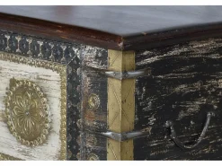 Online Giner y colomer Baúl en madera de mango y detalles en bronce Multicolor