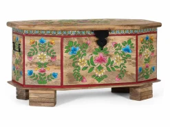 Best Baúl fabricado en madera de mango pintado a mano Baúl Y Arcón