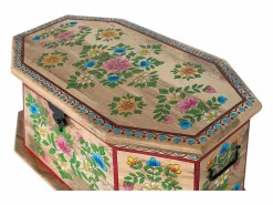 Best Baúl fabricado en madera de mango pintado a mano Baúl Y Arcón