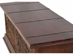 Best Giner y colomer Baúl madera de mango marron bicolor Marru00f3n