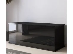 MB Muebles Bonitos Baúl para Dormitorio en 100x40x40cm Ariel Negro