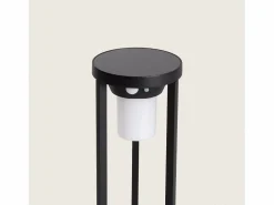 Baliza de Pie Exterior Solar LED 2W 40cm Aluminio con Sensor de Movimiento Eneko Energía Solar