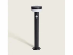 Baliza de Pie Exterior Solar LED 1,5W 50cm Acero Inoxidable con Sensor de Movimiento Ashier Energía Solar