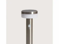 Baliza de Pie Exterior Solar LED 1,5W 50cm Acero Inoxidable con Sensor de Movimiento Ashier Energía Solar