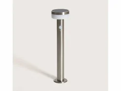 Baliza de Pie Exterior Solar LED 1,5W 50cm Acero Inoxidable con Sensor de Movimiento Ashier Energía Solar