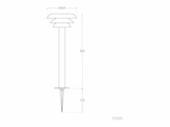 Hot Ledkia Baliza de Pie Exterior Solar LED 1,5W 50cm Acero Inoxidable Biel Negro