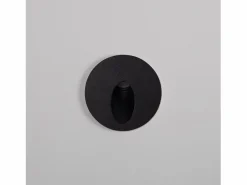 Online Ledkia Baliza Exterior LED 3W Empotrable Pared Circular Boiler 4000K Blanco Neutro Negro