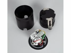 Online Ledkia Baliza Exterior LED 3W Empotrable Pared Circular Boiler 4000K Blanco Neutro Negro