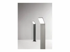 Baliza LED de jardín Path - 12 W, IP65, 1050 lm, 60 cm de altura, 3000 K, aluminio pintado, color claro - Perenz