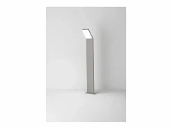 Baliza LED de jardín Path - 12 W, IP65, 1050 lm, 60 cm de altura, 3000 K, aluminio pintado, color claro - Perenz