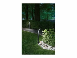 Baliza LED de jardín Path - 12 W, IP65, 1050 lm, 60 cm de altura, 3000 K, aluminio pintado, color claro - Perenz