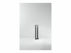 Hot Baliza LED de jardín Quad - 10W, IP65, 800lm, 60cm de altura, 3000K, aluminio pintado, color antracita - Perenz Gris