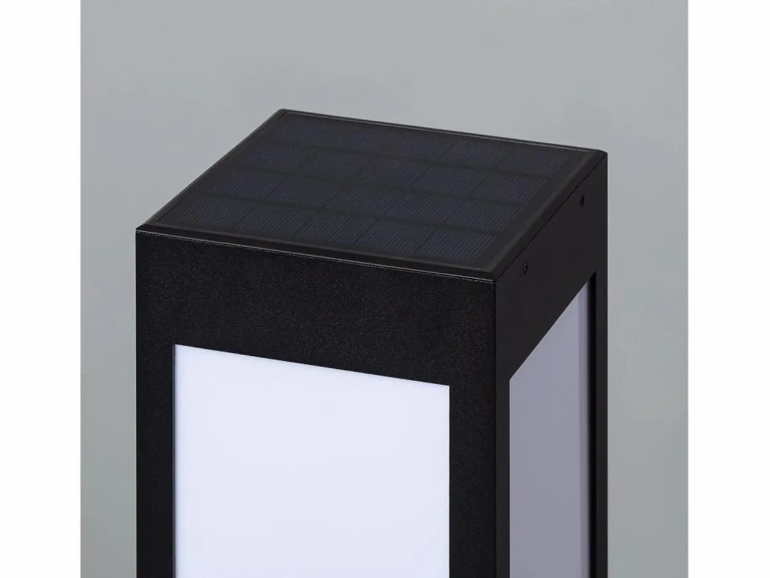 Sale Ledkia Baliza Solar Exterior LED Superficie Pie 40cm con Detector de Movimiento Kenya 3000K Blanco Cálido Negro