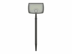 SOLARGEO Baliza solar o mural con detector de movimiento - 700 lúmenes - CHENDI Negro