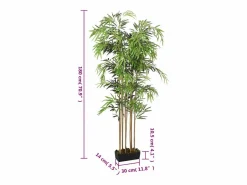 Bambú artificial 1605 hojas 180 cm Planta Artificial